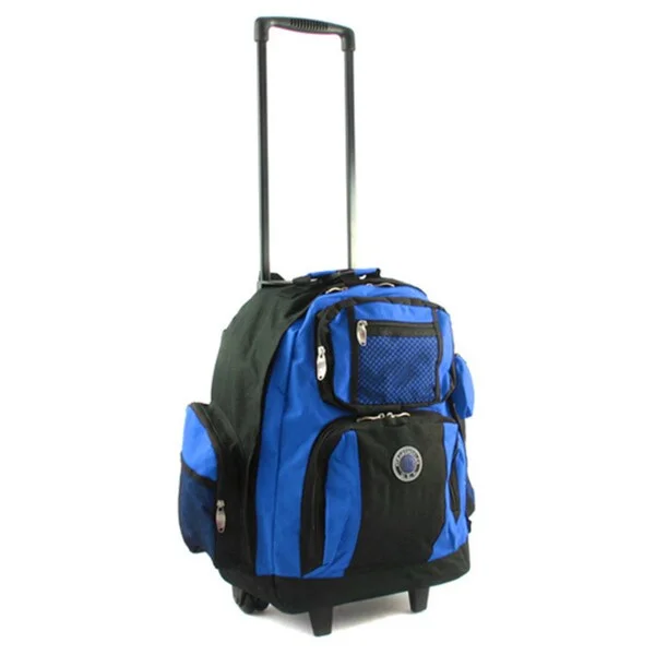 Roll-Away 18-inch Deluxe Rolling Unisex Polyester Carry-on Backpack