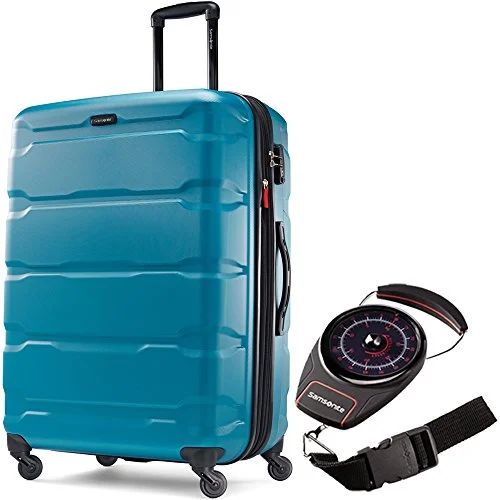 Samsonite 68310-2479 Omni Hardside Luggage 28 Inch Spinner - Caribbean Blue Bundle with Manual Luggage Scale Samsonite 68310-2479 Omni Hardside Luggage 28 Inch Spinner - Caribbean Blue Bundle with Manual Luggage Scale