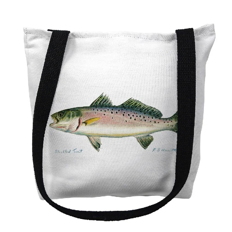 Speckled Trout Left Small Tote Bag 13x13