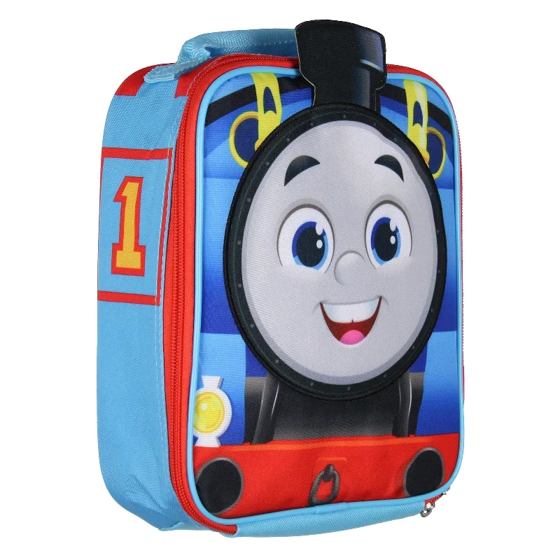 Thomas The Train Kids Lunch Box 3D Engine Insulated Lunch Bag Tote For Hot And Cold Food, Drinks, And Snacks