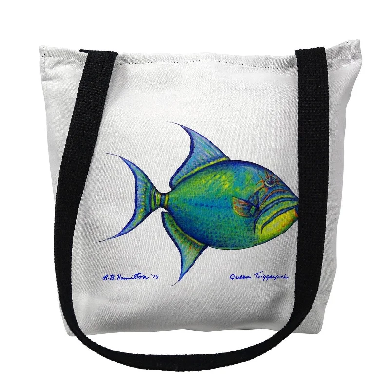 Trigger Fish Small Tote Bag 13x13