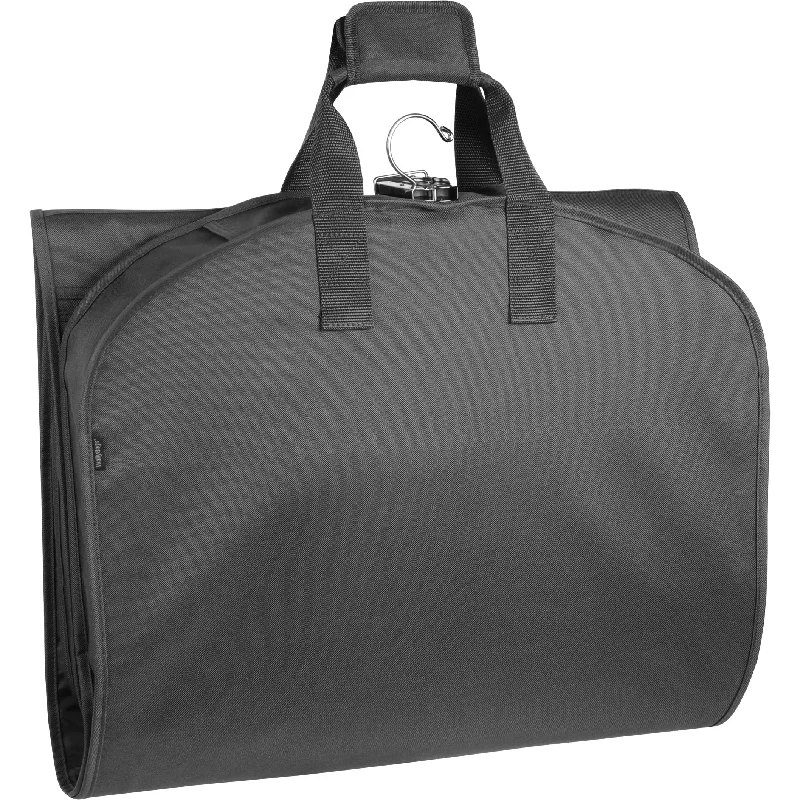 60” Premium Tri-Fold Travel Garment Bag with exterior pocket