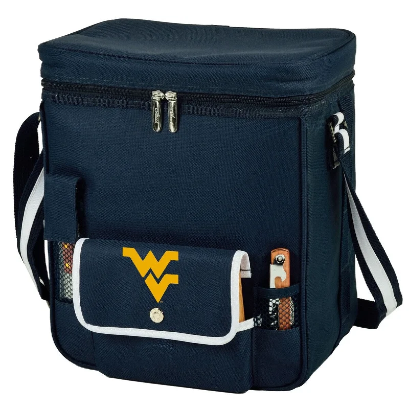 West Virgina Mountaineers Wine and Cheese Picnic Cooler