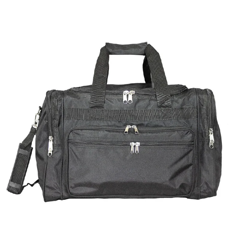 World Traveler Black 16-Inch Lightweight Carry-On Duffle Bag