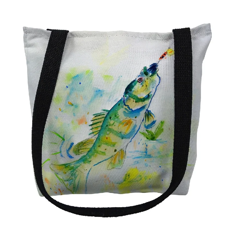 Yellow Perch Small Tote Bag 13x13
