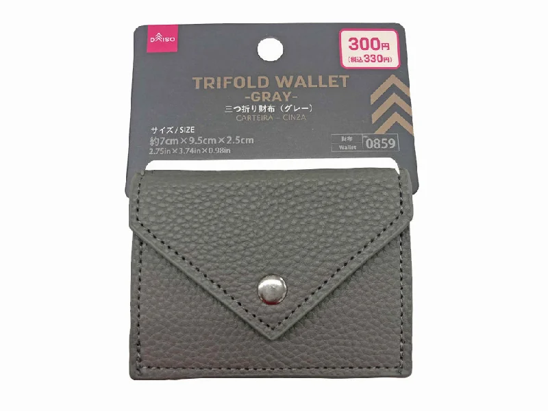 Custom money clips for corporate gifts Colorful Floral-Printed Passport Covers & Wallets for Fashionable WomenTrifold Wallet -Gray- Custom money clips for corporate gifts Colorful Floral-Printed Passport Covers & Wallets for Fashionable WomenTrifold Wallet -Gray-