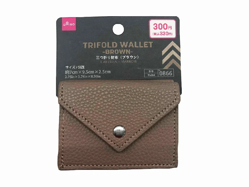 Elegant money clips for weddings Animal-Print Passport Covers & Wallets for Trendy FashionistasTrifold Wallet -Brown- Elegant money clips for weddings Animal-Print Passport Covers & Wallets for Trendy FashionistasTrifold Wallet -Brown-