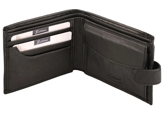 Stainless steel money clips for durability Beaded Passport Covers & Wallets with Bohemian Vibe for Festival GoersAdpel Napoli Leather Wallet | Black
