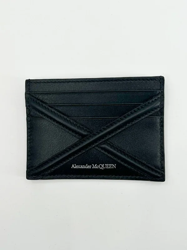 How to clean and maintain metal money clips Cartoon-Themed Passport Covers & Wallets for Kids and Young AdultsAlexander McQueen Black Leather 'The Harness' Card Holder