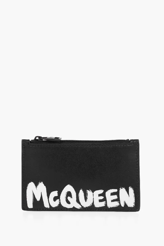 Elegant money clips for weddings Monogrammed Leather Passport Covers & Wallets as Personalized GiftsAlexander Mcqueen Leather Coin Holder With Logo Elegant money clips for weddings Monogrammed Leather Passport Covers & Wallets as Personalized GiftsAlexander Mcqueen Leather Coin Holder With Logo