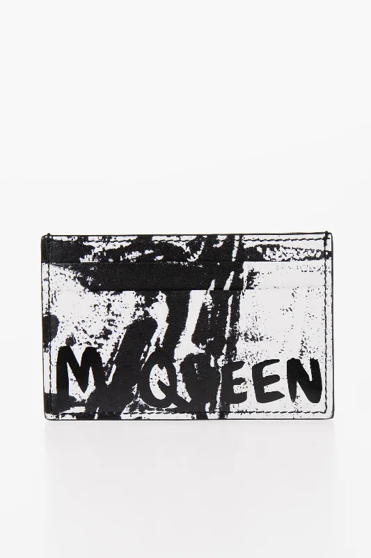 Money clips with built-in bottle openers Antique Copper Passport Covers & Wallets with Intricate Engravings for CollectorsAlexander Mcqueen Leather Two-Tone Card Holder With Logo