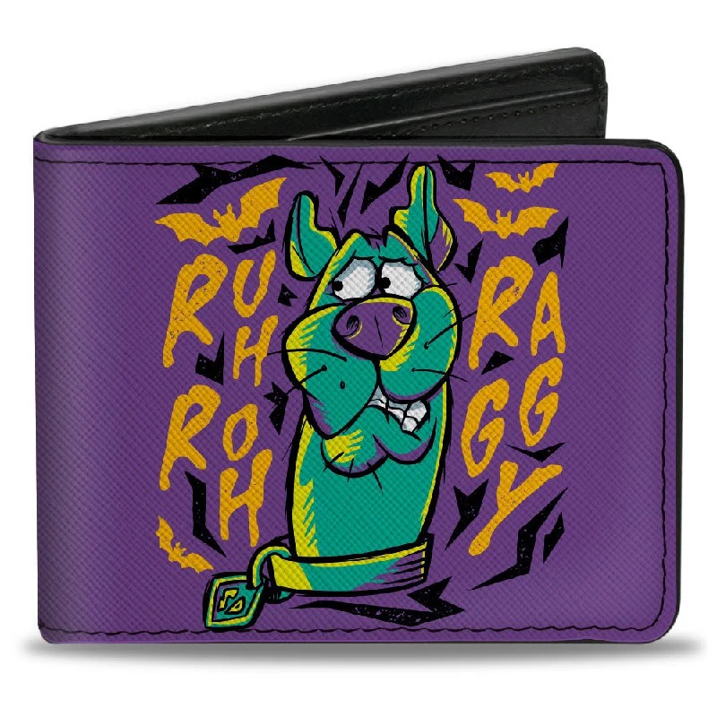 Best money clips for cash and cards Magnetic-Closure Passport Covers & Wallets for Quick AccessBi-Fold Wallet - Scooby Doo Scared Pose RUH ROH RAGGY Purple/Yellow Best money clips for cash and cards Magnetic-Closure Passport Covers & Wallets for Quick AccessBi-Fold Wallet - Scooby Doo Scared Pose RUH ROH RAGGY Purple/Yellow