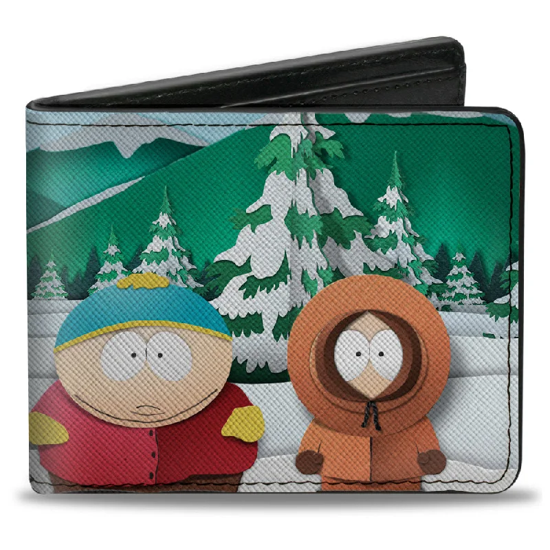 Money clips vs traditional wallets RFID-Blocking Passport Covers & Wallets in Sleek Black for Business TripsBi-Fold Wallet - South Park Bus Stop Group Pose
