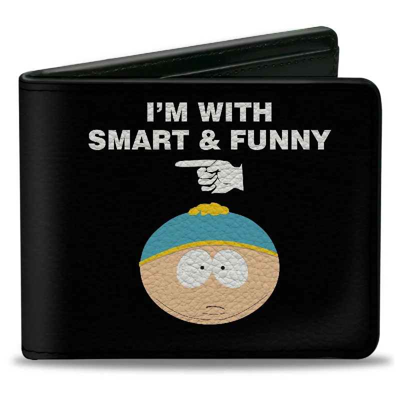 Top-rated money clips for everyday use Waterproof Nylon Passport Covers & Wallets for Outdoor AdventuresBi-Fold Wallet - South Park Cartman and Heidi I'M WITH Quotes Black/White Top-rated money clips for everyday use Waterproof Nylon Passport Covers & Wallets for Outdoor AdventuresBi-Fold Wallet - South Park Cartman and Heidi I'M WITH Quotes Black/White