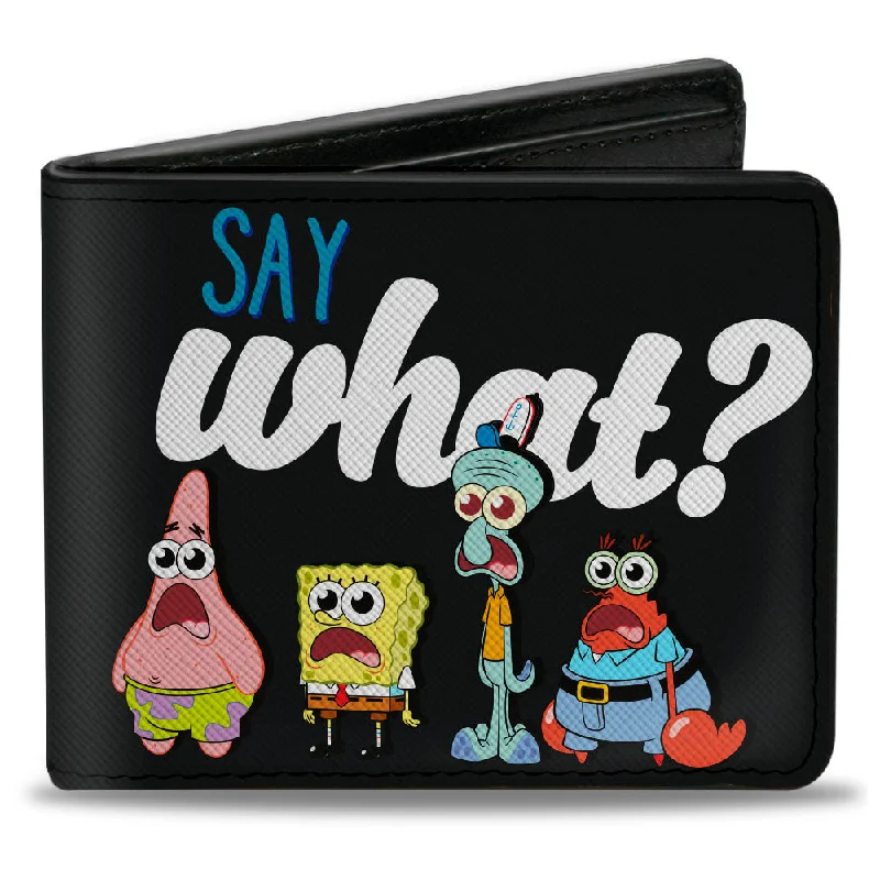 Personalized engraved money clips for men Monogrammed Leather Passport Covers & Wallets as Personalized GiftsBi-Fold Wallet - SpongeBob Squarepants and Friends SAY WHAT? Group Pose Personalized engraved money clips for men Monogrammed Leather Passport Covers & Wallets as Personalized GiftsBi-Fold Wallet - SpongeBob Squarepants and Friends SAY WHAT? Group Pose