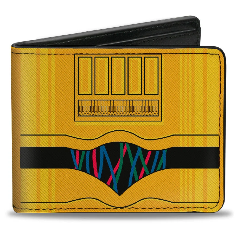 Elegant money clips for weddings Laser-Cut Metal Passport Covers & Wallets with Geometric Designs for Tech-SavvyBi-Fold Wallet - Star Wars C3-PO Character Close-Up Yellows/Black/Multi Color