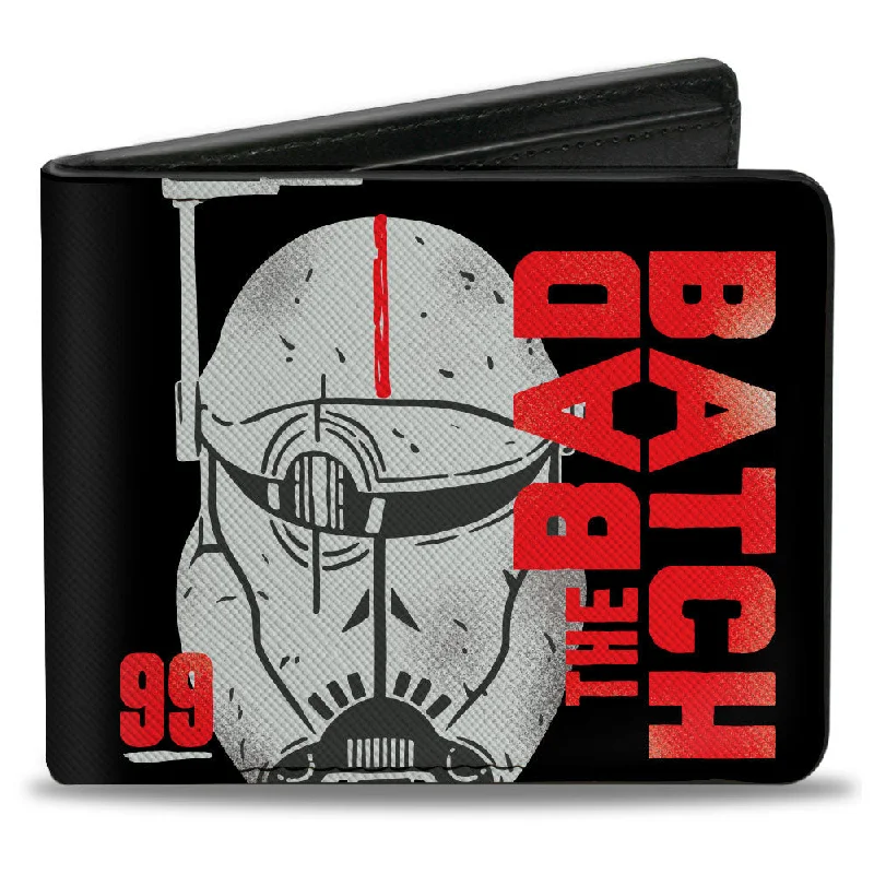 Eco-friendly money clips made from sustainable materials Monogrammed Leather Passport Covers & Wallets as Personalized GiftsBi-Fold Wallet - Star Wars THE BAD BATCH Crosshairs Helmet Black Grays Reds Eco-friendly money clips made from sustainable materials Monogrammed Leather Passport Covers & Wallets as Personalized GiftsBi-Fold Wallet - Star Wars THE BAD BATCH Crosshairs Helmet Black Grays Reds