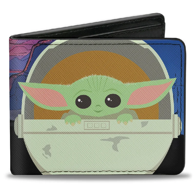 Vintage-style money clips for collectors Antique Copper Passport Covers & Wallets with Intricate Engravings for CollectorsBi-Fold Wallet - Star Wars The Child Chibi Pod Pose + THIS IS THE WAY Quote Full Color Black White Vintage-style money clips for collectors Antique Copper Passport Covers & Wallets with Intricate Engravings for CollectorsBi-Fold Wallet - Star Wars The Child Chibi Pod Pose + THIS IS THE WAY Quote Full Color Black White