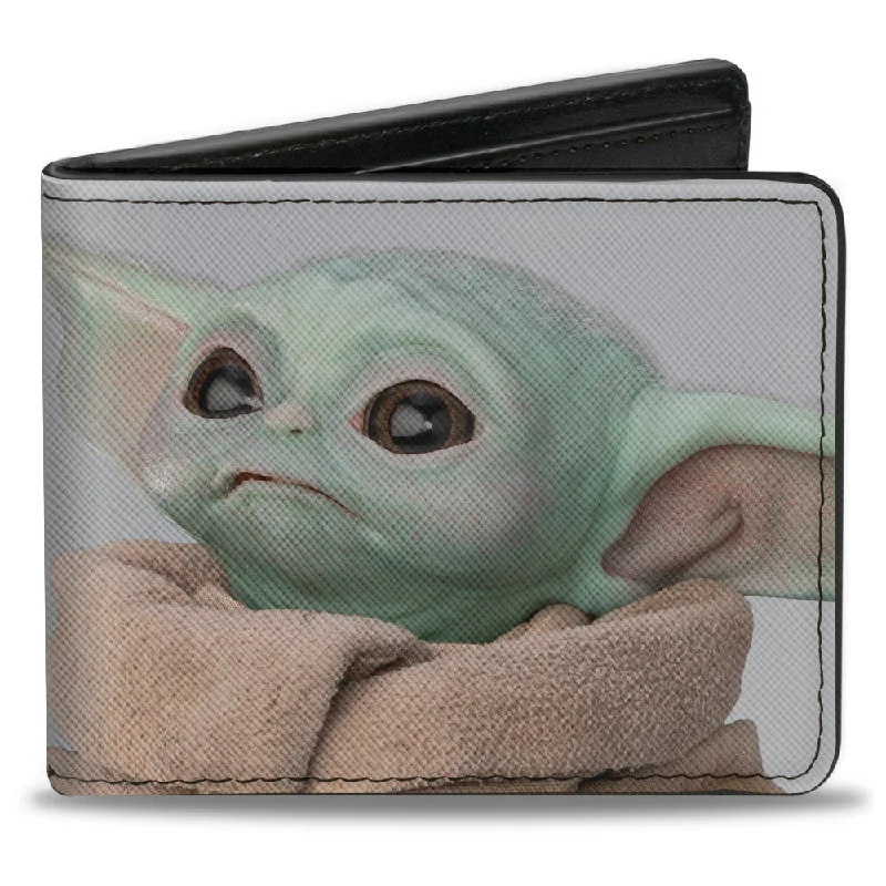 Stainless steel money clips for durability Minimalist Carbon Fiber Passport Covers & Wallets for Modern MenBi-Fold Wallet - Star Wars The Child Vivid Looking Up Pose + THIS IS MY GOOD SIDE Gray White Stainless steel money clips for durability Minimalist Carbon Fiber Passport Covers & Wallets for Modern MenBi-Fold Wallet - Star Wars The Child Vivid Looking Up Pose + THIS IS MY GOOD SIDE Gray White