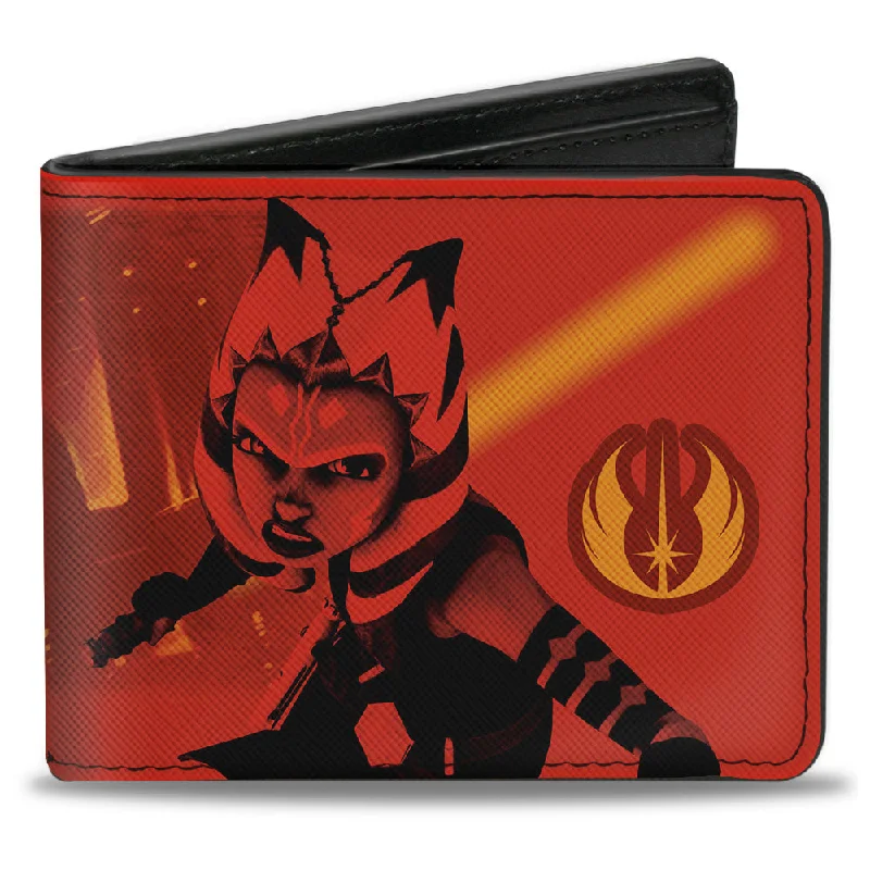 Lightweight money clips for travel Monogrammed Leather Passport Covers & Wallets as Personalized GiftsBi-Fold Wallet - Star Wars The Clone Wars Ahsoka JEDI KNIGHT Action Pose Oranges Lightweight money clips for travel Monogrammed Leather Passport Covers & Wallets as Personalized GiftsBi-Fold Wallet - Star Wars The Clone Wars Ahsoka JEDI KNIGHT Action Pose Oranges