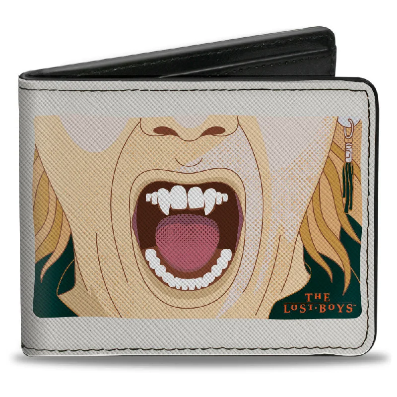 Vintage-style money clips for collectors Monogrammed Leather Passport Covers & Wallets as Personalized GiftsBi-Fold Wallet - The Lost Boys David Fangs Character Close-Up and Title Logo White/Red