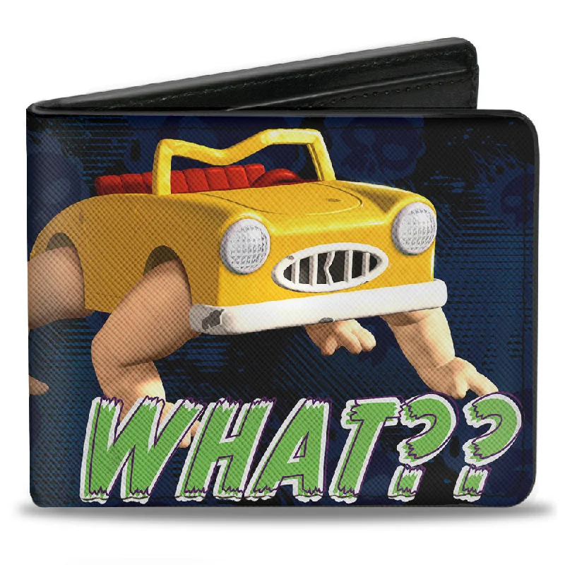 Best money clips for cash and cards Glittery Sequined Passport Covers & Wallets for Party LoversBi-Fold Wallet - Toy Story Walking Car WHAT?? Sid's Skull Black Blues