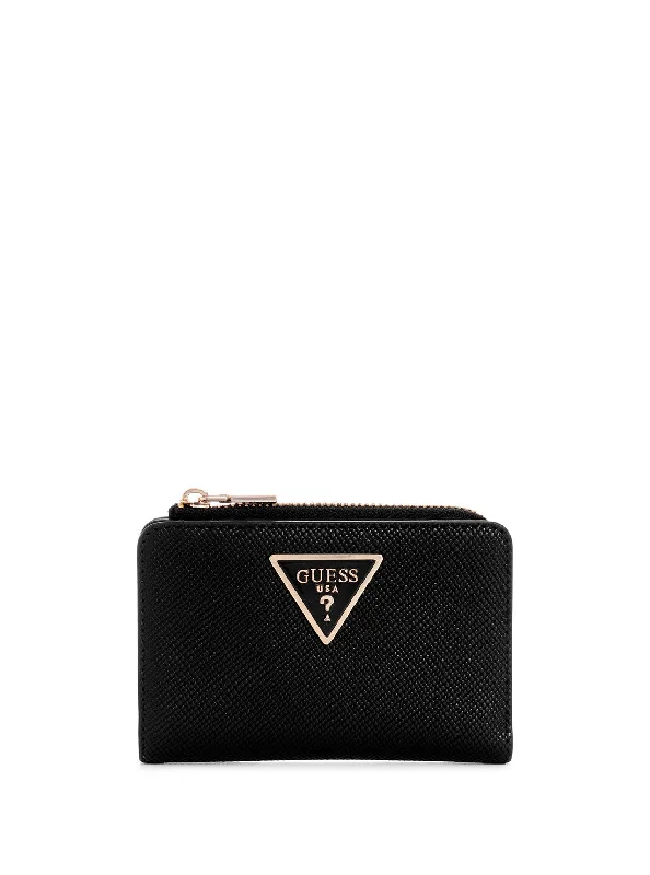 Best money clips for cash and cards Vegan Leather Passport Covers & Wallets for Environmentally Conscious PeopleBlack Laurel Zip Around Case