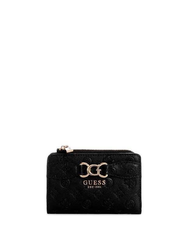 Custom money clips for corporate gifts Monogrammed Leather Passport Covers & Wallets as Personalized GiftsBlack Logo Arlena Card Case