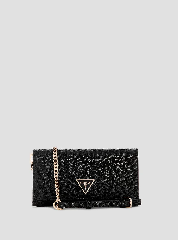 Money clips with RFID protection Antique Copper Passport Covers & Wallets with Intricate Engravings for CollectorsBlack Noelle Crossbody Organiser