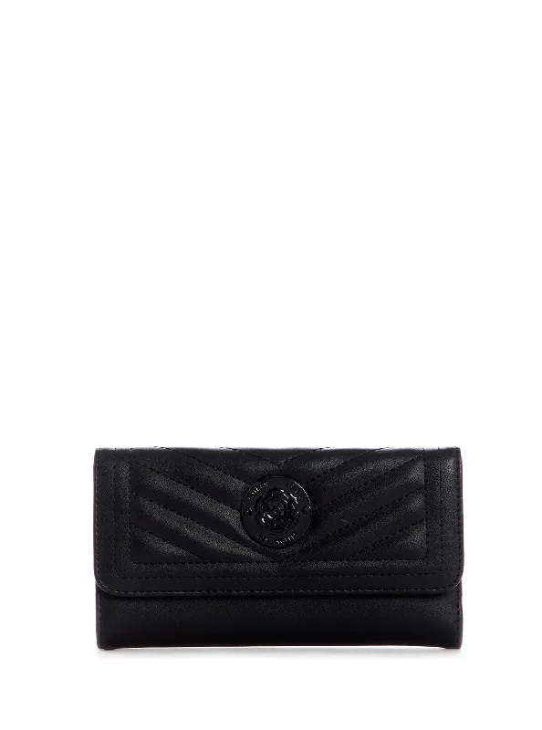 Money clips with RFID protection Embroidered Silk Passport Covers & Wallets with Gold Thread for Special OccasionsBlack Noelle Multi Clutch