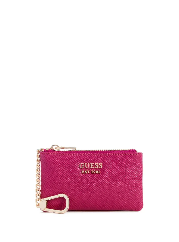 Money clips with built-in bottle openers Silver-Plated Passport Covers & Wallets with Gemstone Accents for Elegant WomenBoysenberry Pink Brynlee Zip Pouch