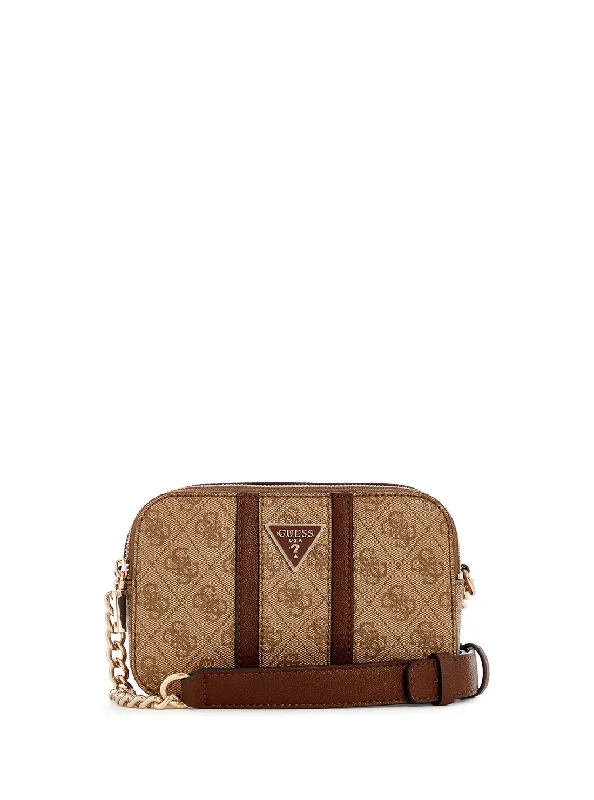 Custom money clips for corporate gifts Beaded Passport Covers & Wallets with Bohemian Vibe for Festival GoersBrown Logo Noreen Camera Crossbody Bag