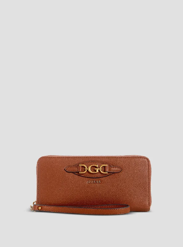 Money clips vs traditional wallets Embroidered Silk Passport Covers & Wallets with Gold Thread for Special OccasionsBrown Malva Large Wallet