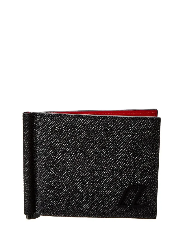 Money clips for women with sleek designs Beaded Passport Covers & Wallets with Bohemian Vibe for Festival GoersChristian Louboutin Groovy Leather Bifold Wallet
