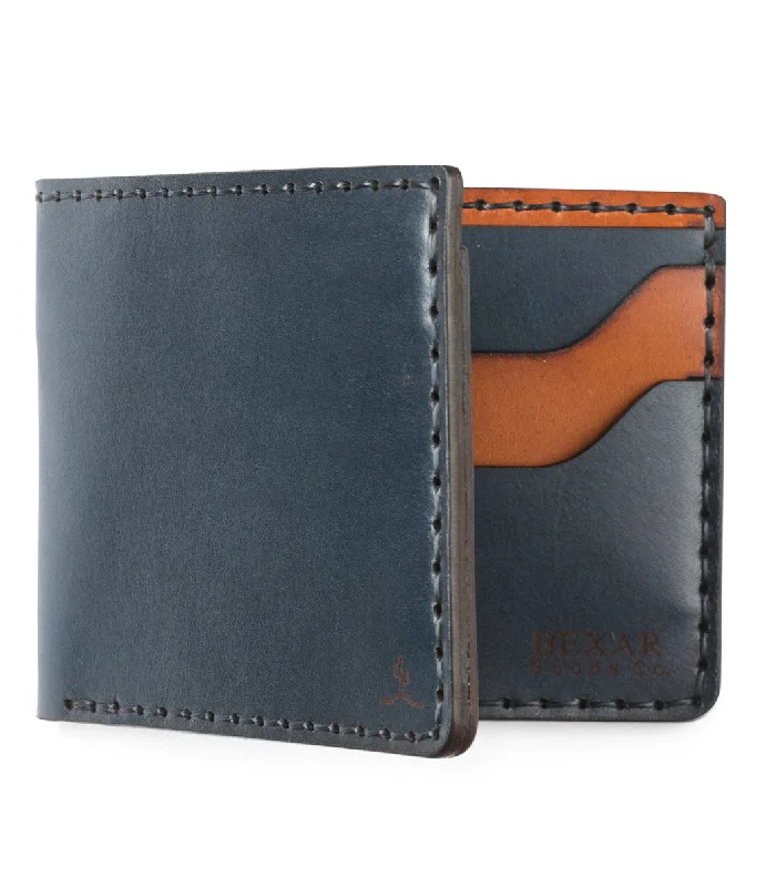 Slim money clips for minimalist wallets Cowhide Leather Passport Covers & Wallets with a Rustic Western LookClassic 4 Bifold // Driftwood