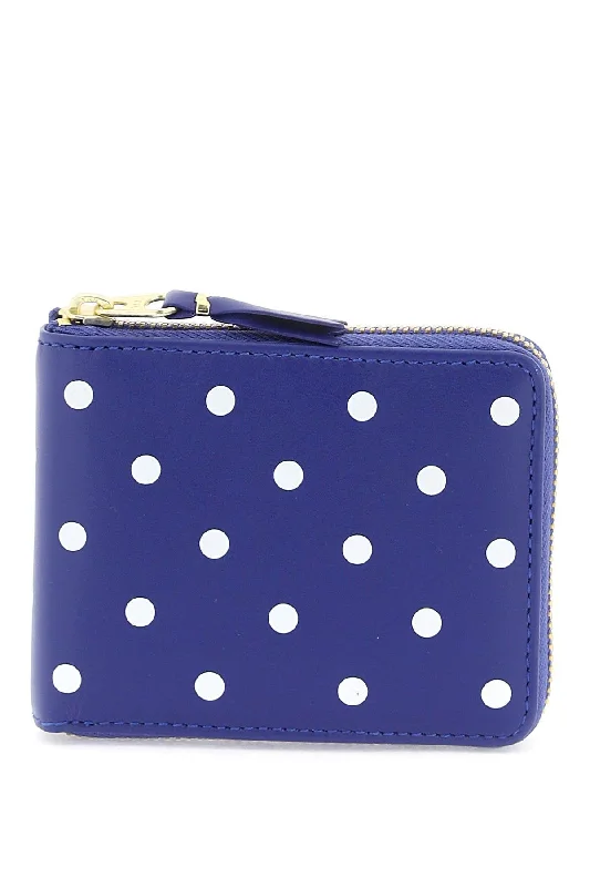 Eco-friendly money clips made from sustainable materials Magnetic-Closure Passport Covers & Wallets for Quick AccessComme Des Garcons Wallet Men's Polka Dot Zip Around Wallet With Eco-friendly money clips made from sustainable materials Magnetic-Closure Passport Covers & Wallets for Quick AccessComme Des Garcons Wallet Men's Polka Dot Zip Around Wallet With