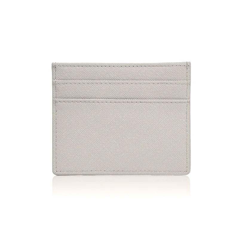Money clips with built-in bottle openers Monogrammed Leather Passport Covers & Wallets as Personalized GiftsGrey Double Card Holders