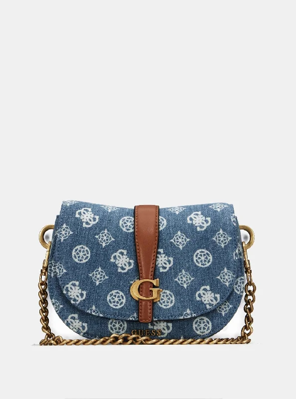 Best money clips for cash and cards Embroidered Silk Passport Covers & Wallets with Gold Thread for Special OccasionsDenim Logo Kuba Mini Crossbody Bag