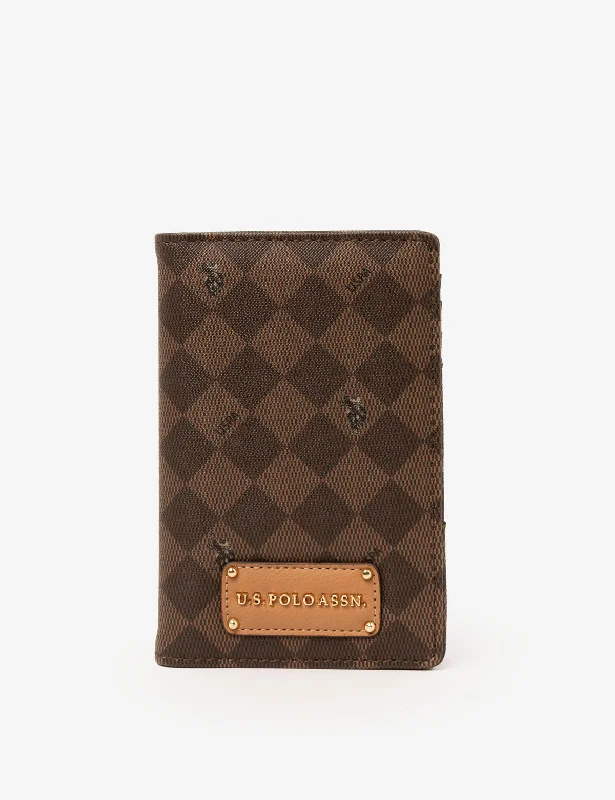 Money clips with RFID protection Cowhide Leather Passport Covers & Wallets with a Rustic Western LookDIAMOND PASSPORT CASE