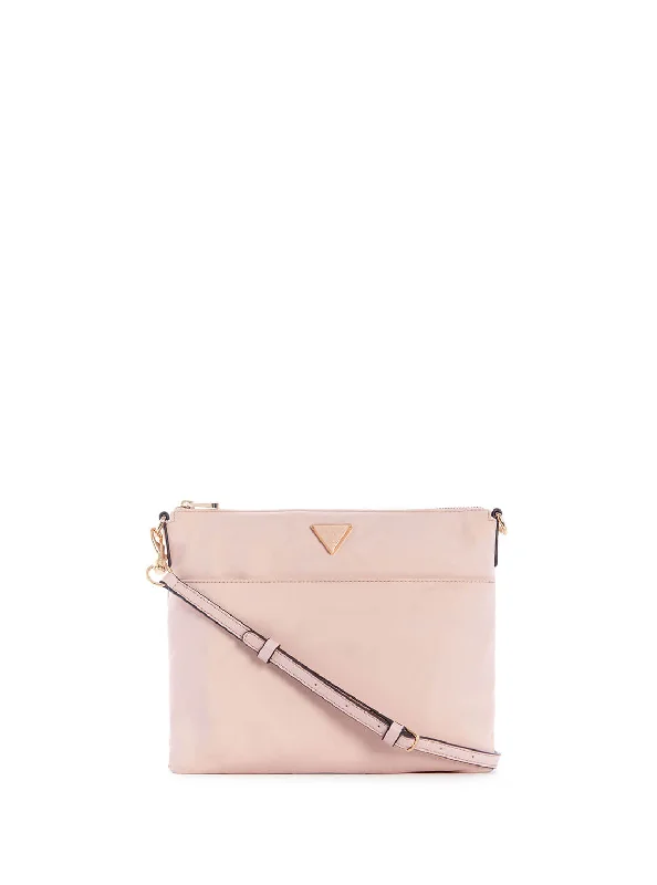 Custom money clips for corporate gifts Embroidered Silk Passport Covers & Wallets with Gold Thread for Special OccasionsEco Pink Gemma Crossbody Bag