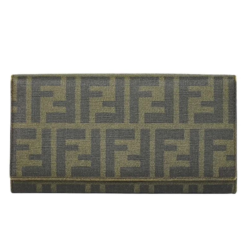 Money clips for women with sleek designs Glittery Sequined Passport Covers & Wallets for Party LoversFendi  Leather Wallet  (Pre-Owned)