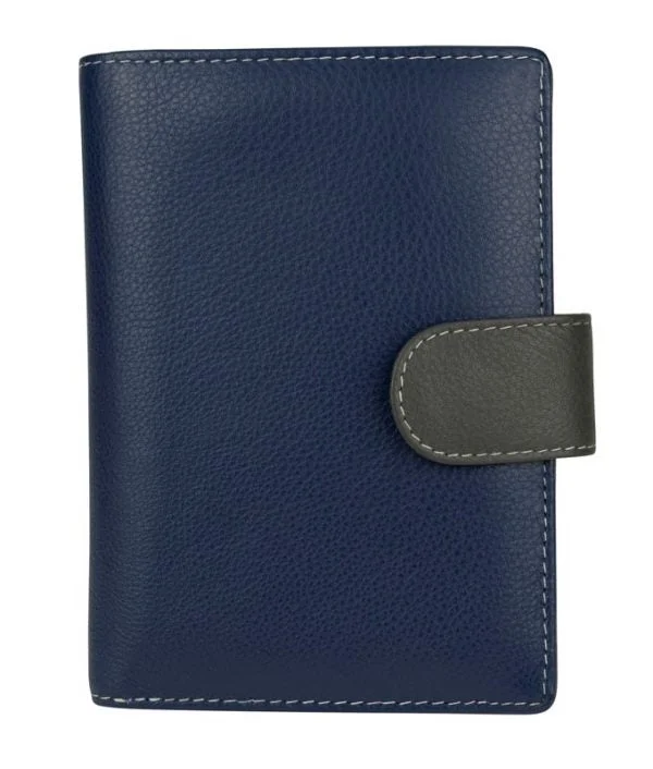 Best money clips for cash and cards Minimalist Carbon Fiber Passport Covers & Wallets for Modern MenFranco Bonini - 2907 Ladies 24 Card Leather Wallet - Blue/Multi