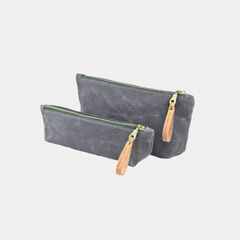 Lightweight money clips for travel Antique Copper Passport Covers & Wallets with Intricate Engravings for CollectorsWaxed Canvas Zip Bag