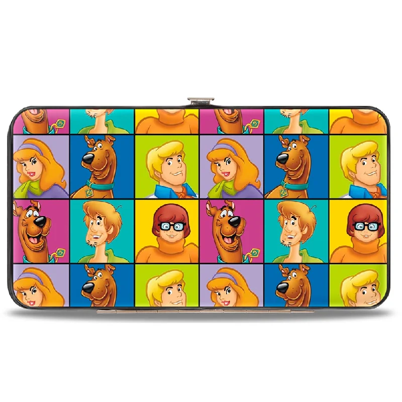 Best money clips for cash and cards Beaded Passport Covers & Wallets with Bohemian Vibe for Festival GoersHinged Wallet - Scooby Doo 5-Character Face Blocks Multi Color Best money clips for cash and cards Beaded Passport Covers & Wallets with Bohemian Vibe for Festival GoersHinged Wallet - Scooby Doo 5-Character Face Blocks Multi Color