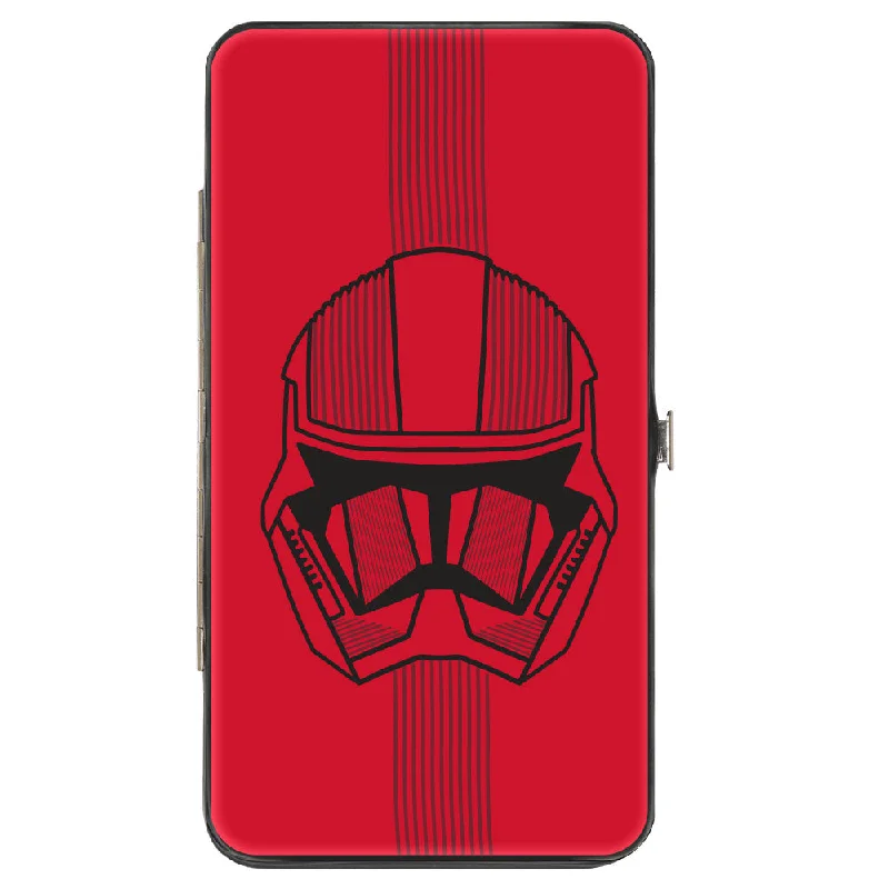 Money clips with built-in bottle openers RFID-Blocking Passport Covers & Wallets in Sleek Black for Business TripsHinged Wallet - Star Wars Sith Trooper Face + Sith Trooper Insignia2 Red Gray Black
