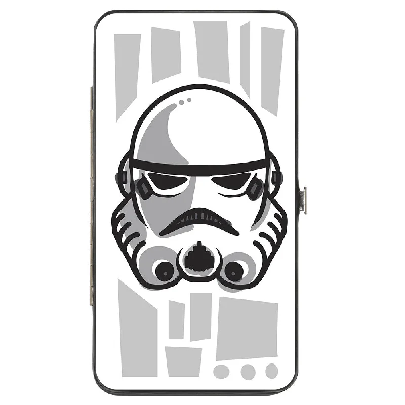 Money clips with magnetic closure Glittery Sequined Passport Covers & Wallets for Party LoversHinged Wallet - Star Wars Stormtrooper Face + Parts2 White Grays Black Money clips with magnetic closure Glittery Sequined Passport Covers & Wallets for Party LoversHinged Wallet - Star Wars Stormtrooper Face + Parts2 White Grays Black