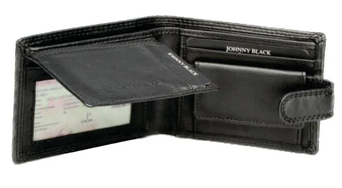 Elegant money clips for weddings Embroidered Silk Passport Covers & Wallets with Gold Thread for Special OccasionsJohnny Black Chicago Mini Compact 8CC Leather Wallet - RFID | Black