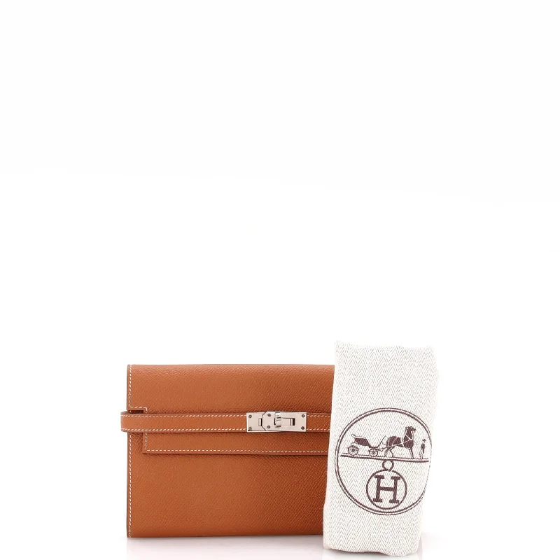 Money clips for women with sleek designs Foldable Passport Covers & Wallets Made of Flexible PVC for Easy StorageKelly Wallet Epsom Long