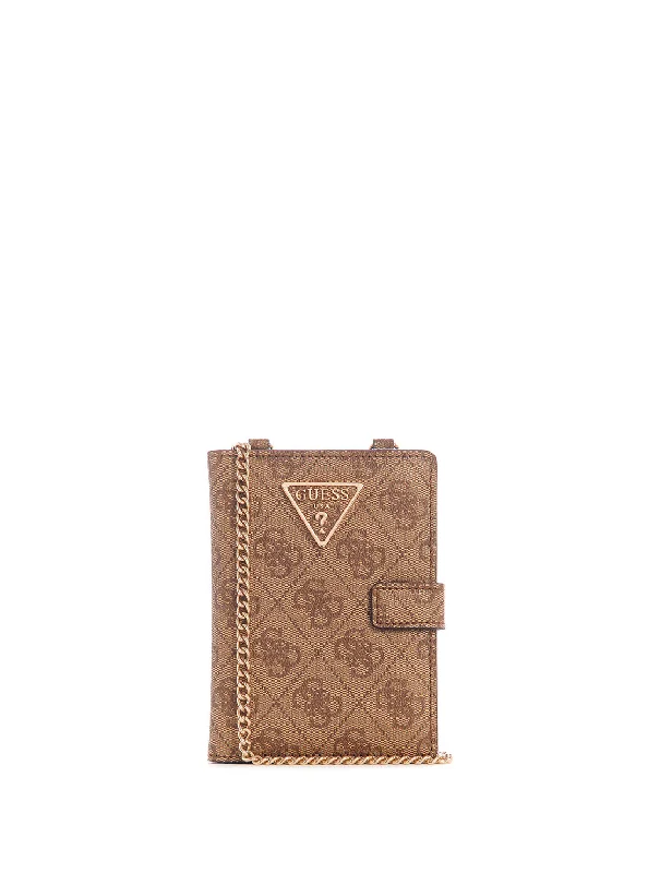 Slim money clips for minimalist wallets Beaded Passport Covers & Wallets with Bohemian Vibe for Festival GoersLatte Logo Laurel Passport Case
