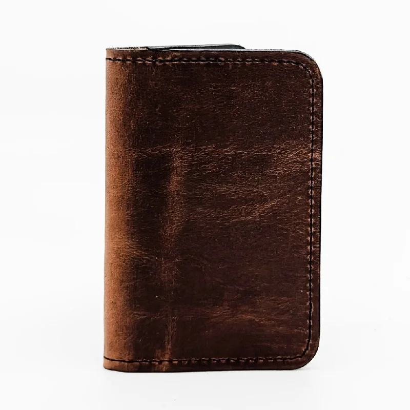 Money clips with RFID protection Leather Passport Covers & Wallets with Handmade Stitching for Luxury TravelersHard Times Mini Wallet